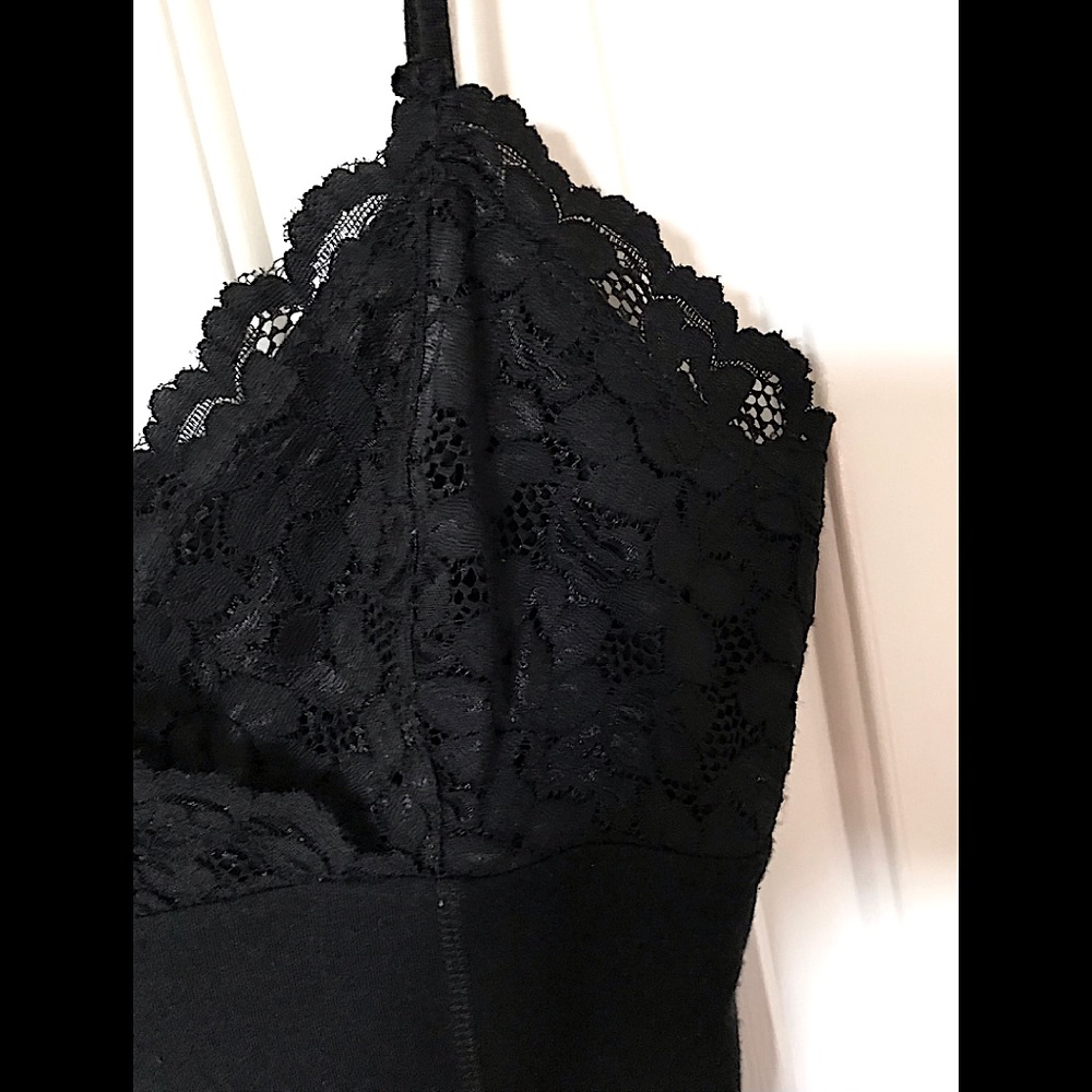 🆕🔥EXPRESS REALLY CUTE&SEXY SPAGHETTI STRAP&BEAUTIFUL BLACK LACE TANK/CAMI NWOT - Picture 4 of 8